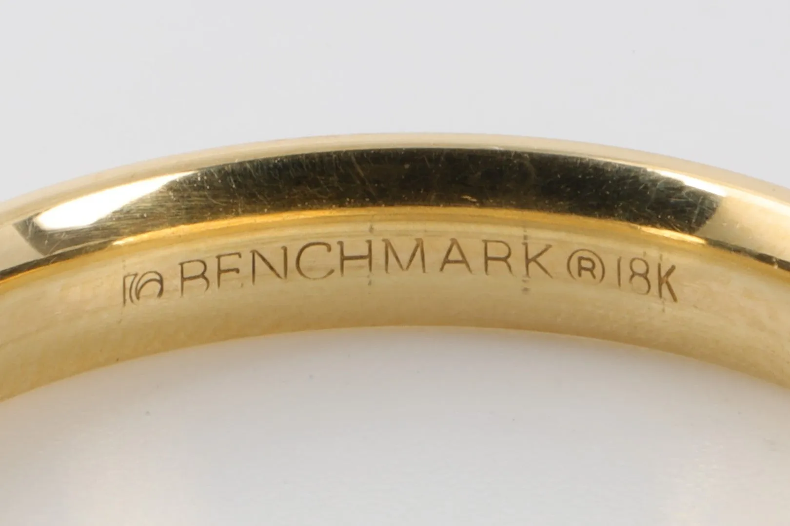 18k Yellow Gold Wedding Band Size 11.25 (6.52g.)