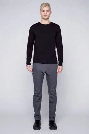 5 Pocket Straight Fit French Terry - Dark Grey