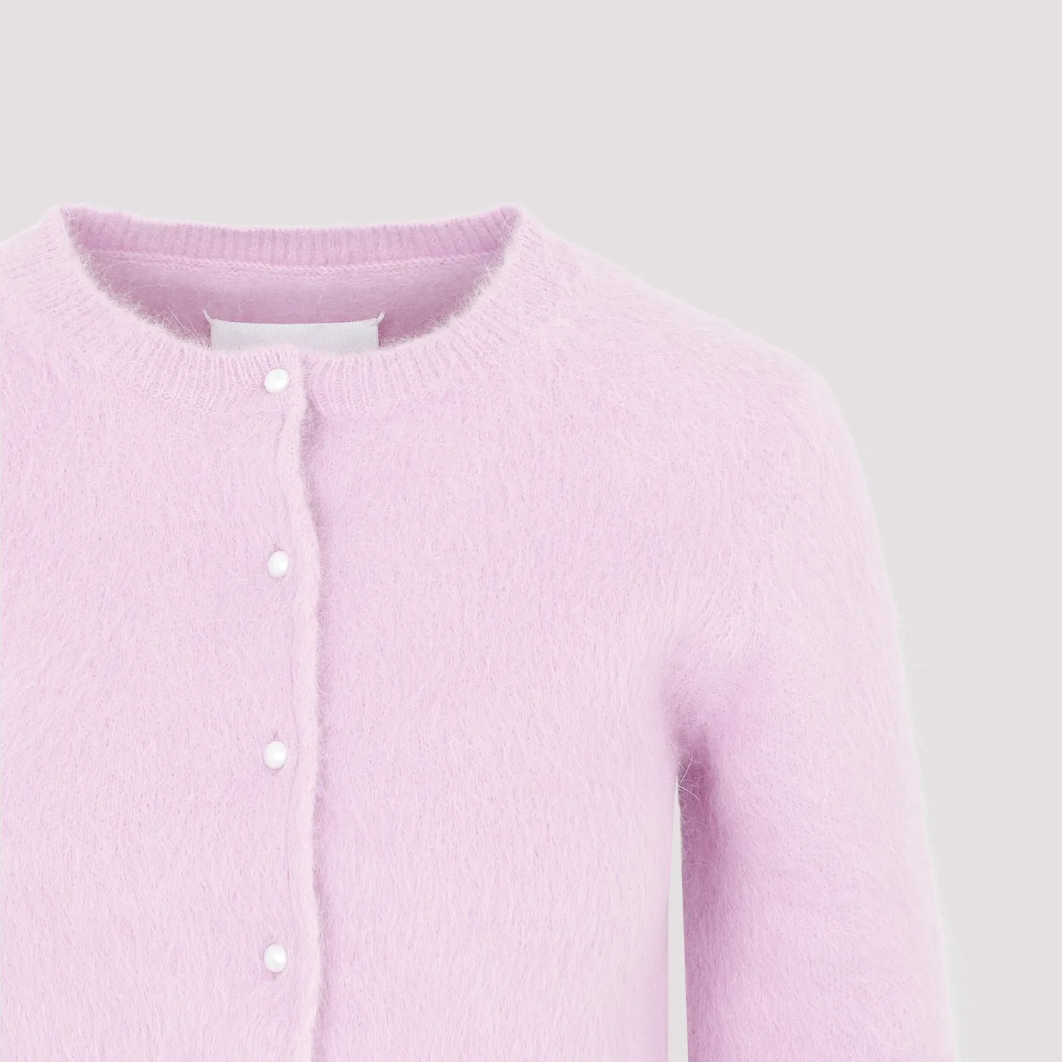 Acid Lavander Angora Cardigan