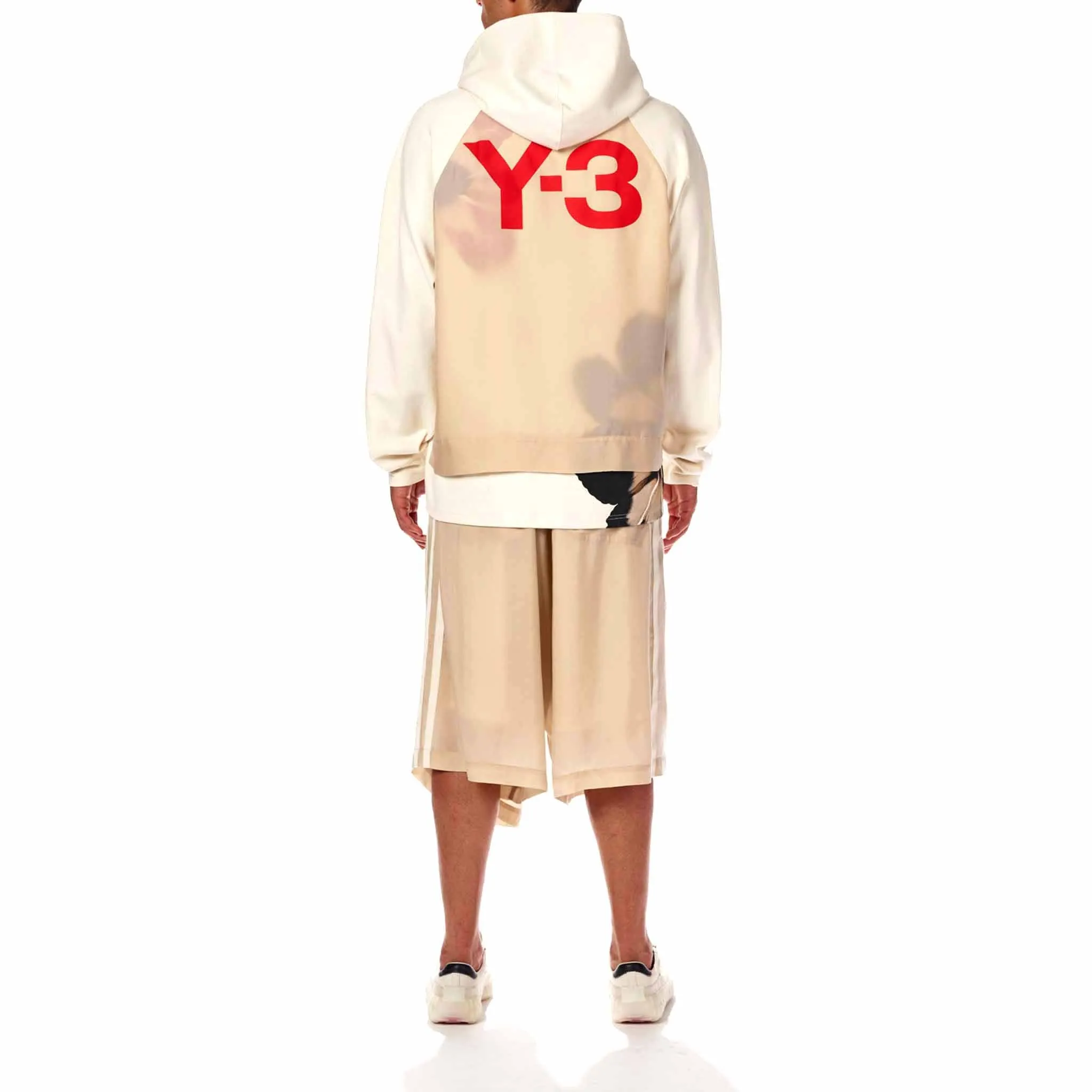 ADIDAS Y-3 CH3 Raw Terry GFX Hoodie White