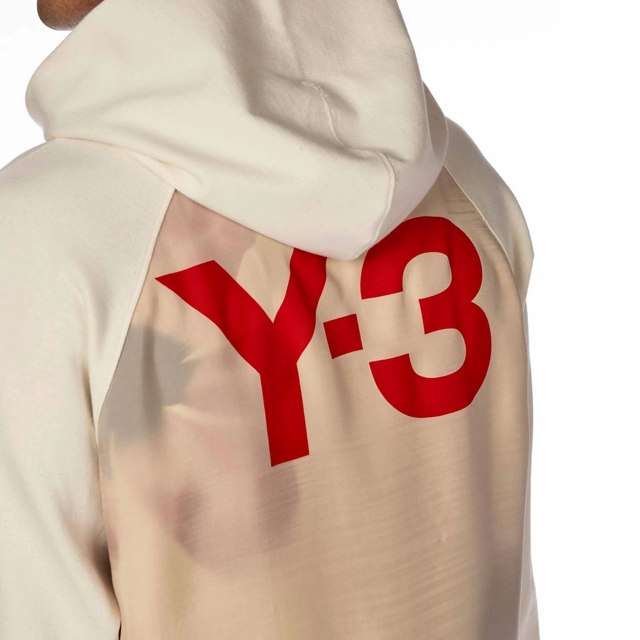 ADIDAS Y-3 CH3 Raw Terry GFX Hoodie White