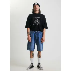 Afends Lil C Hemp Denim Baggy Shorts