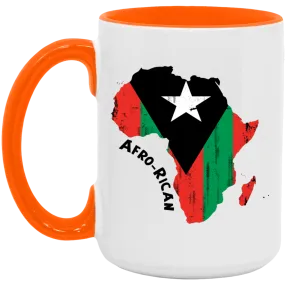 Afro-Rican 15oz. Accent Mug