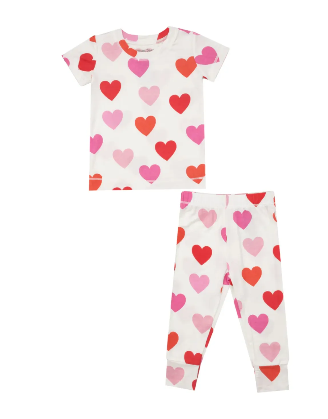 Angel Dear Loungewear Set in Hearts