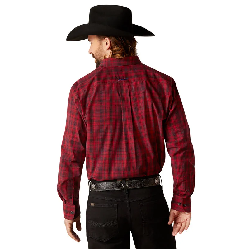 'Ariat' Men's Pro Series Paxton Button Down - Weg Red