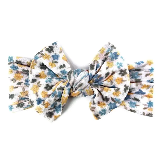 Baby Wisp Headband Nylon Bow 0M  Isla