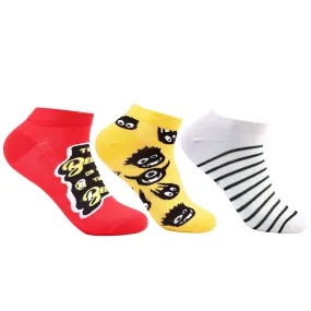 Bacca Bucci Combo of a 3 Pair Short Ankle Length comfort Socks