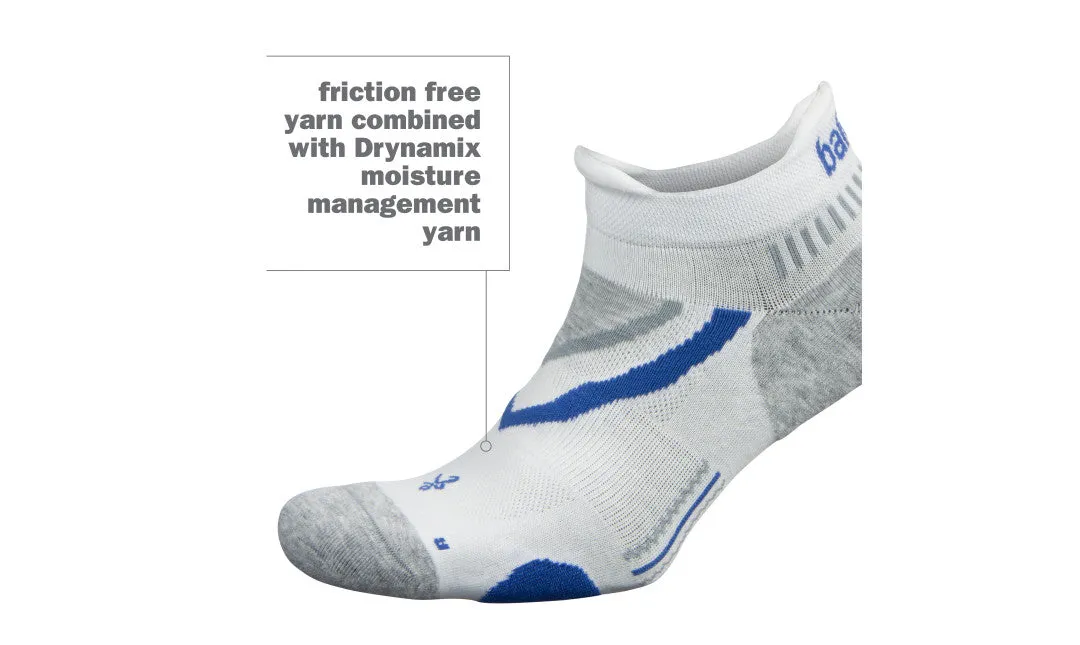 Balega Ultra Glide No Show Socks - Mid Grey/Etheral Blue