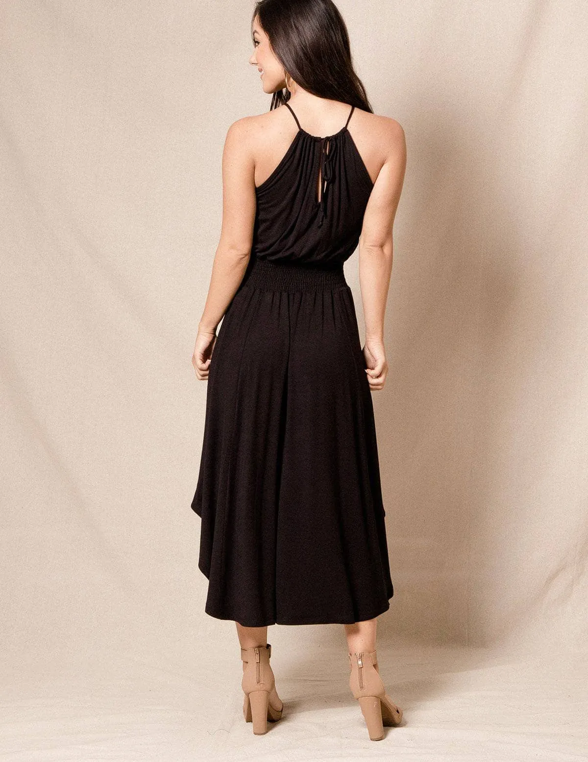 Bamboo Halter Dress - As-Is-Clearance