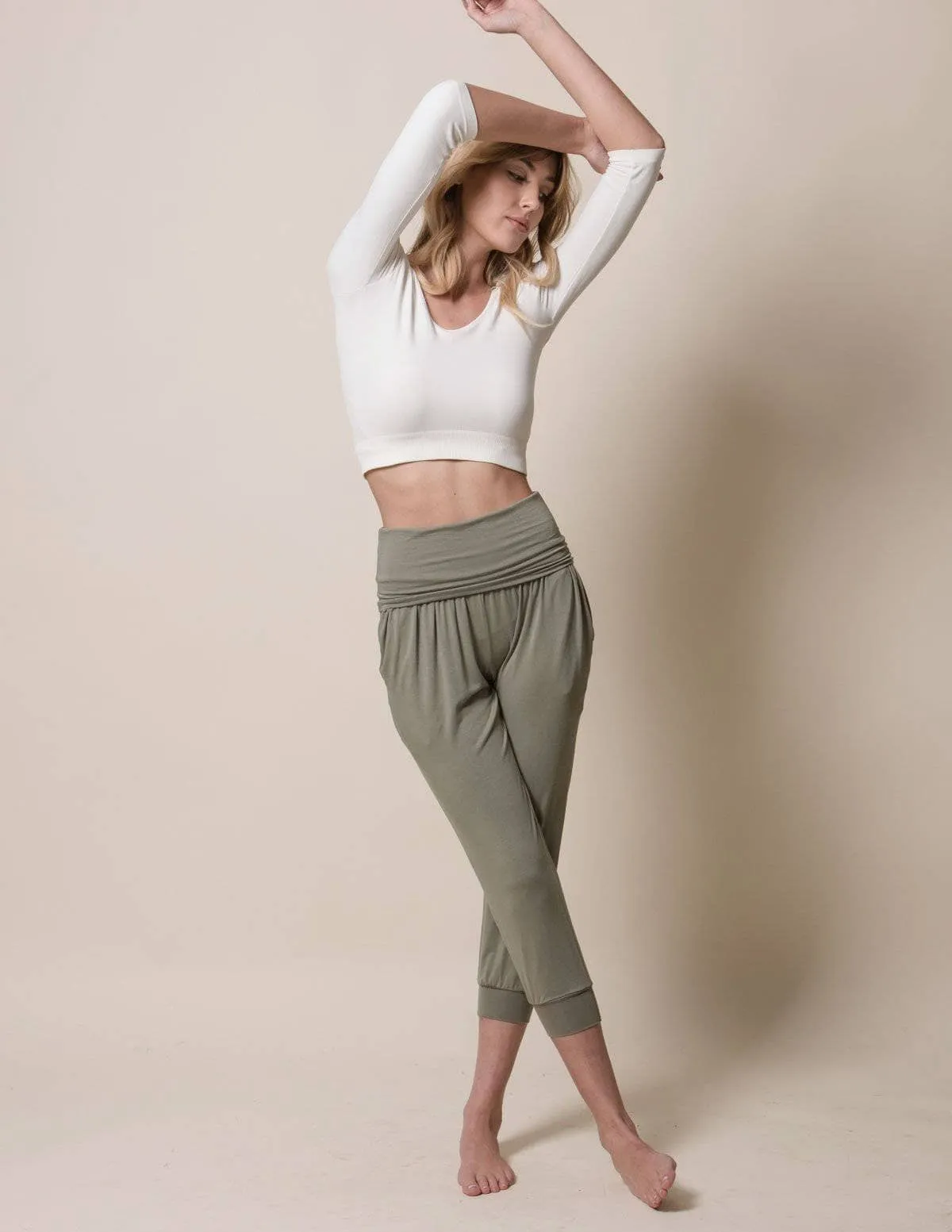 Bamboo Harem Jogger Pants - As-Is-Clearance