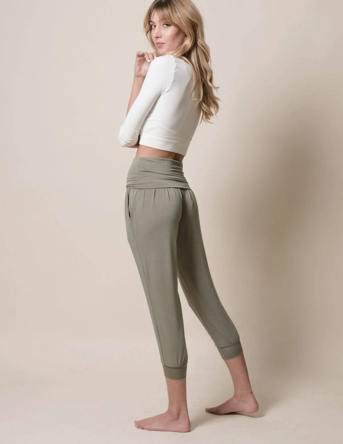 Bamboo Harem Jogger Pants - As-Is-Clearance