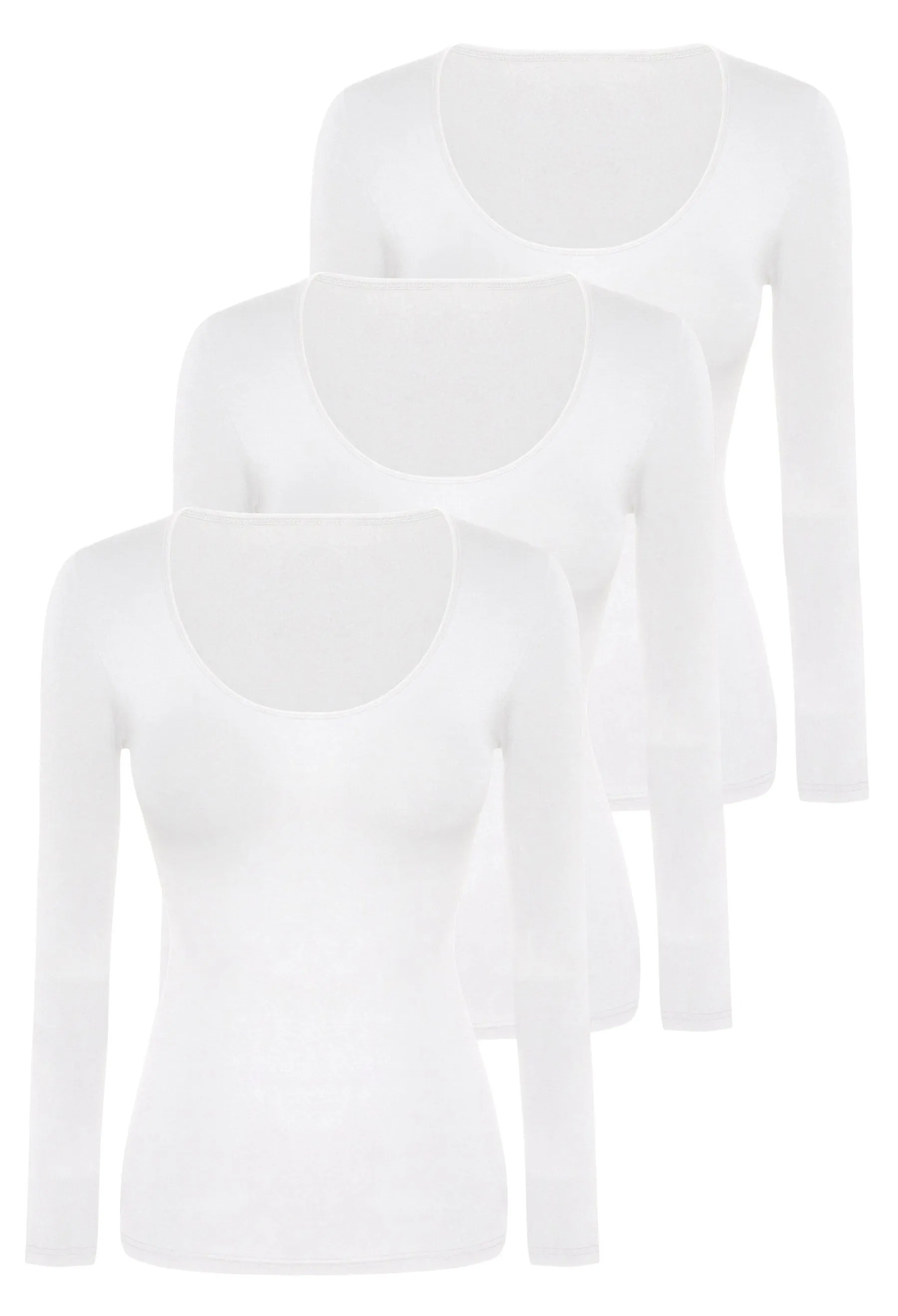 Bamboo Long Sleeve Top - 3 Pack