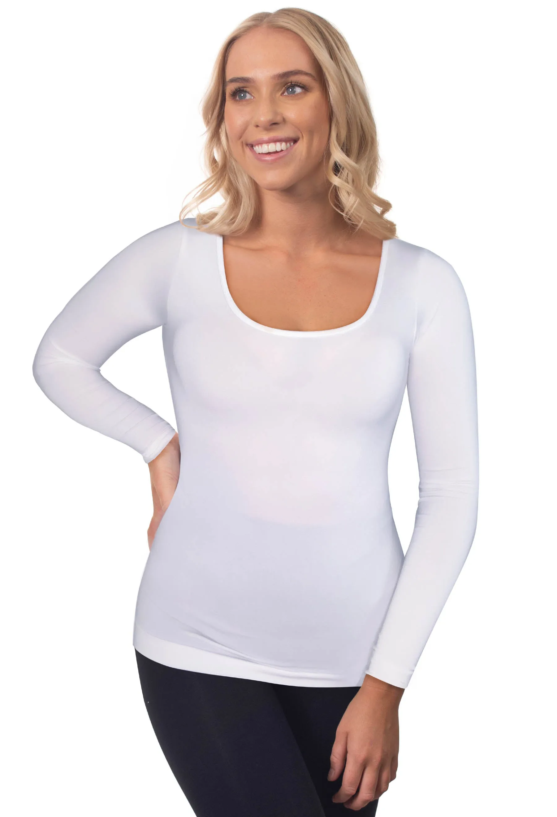 Bamboo Long Sleeve Top - 3 Pack