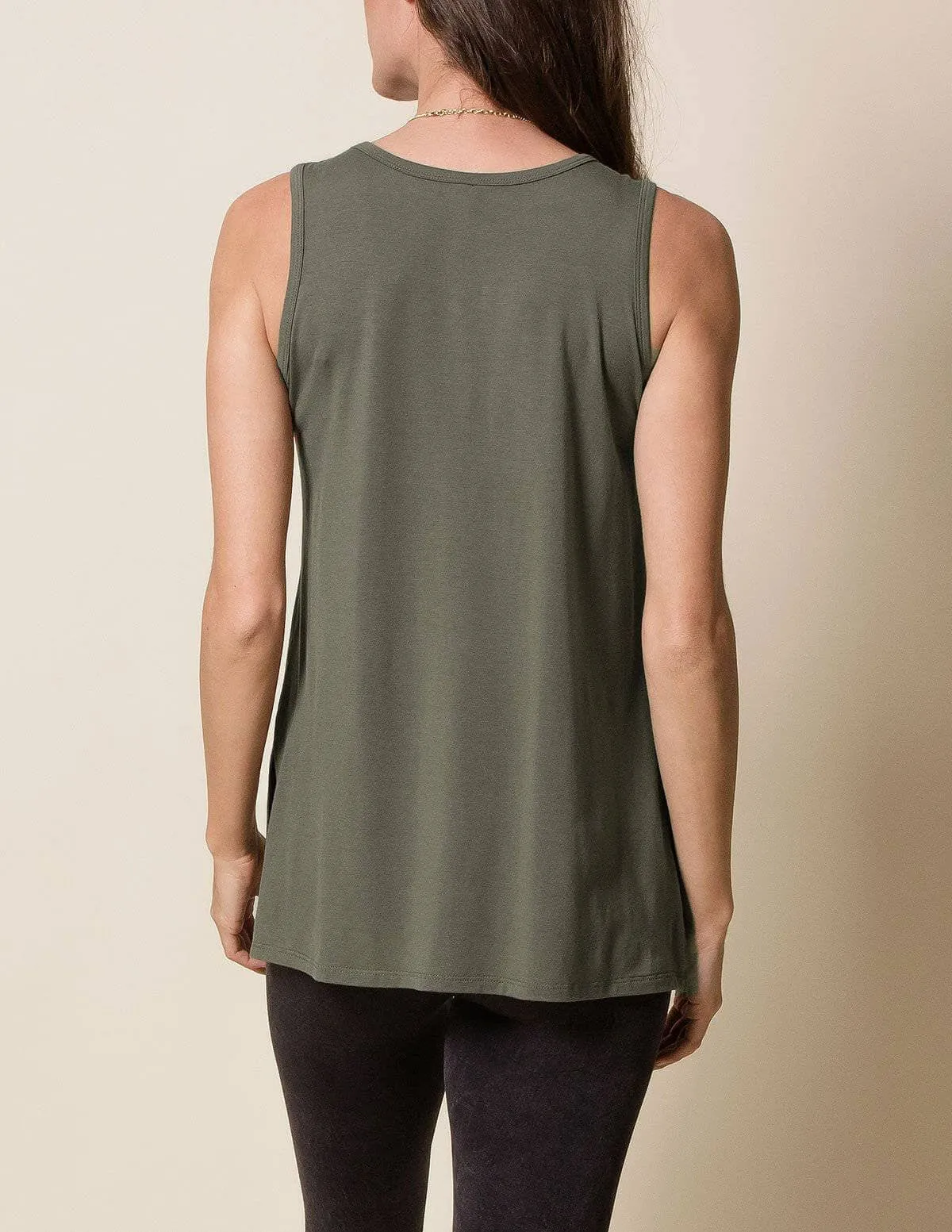 Bamboo / Organic Cotton Boxy Tank