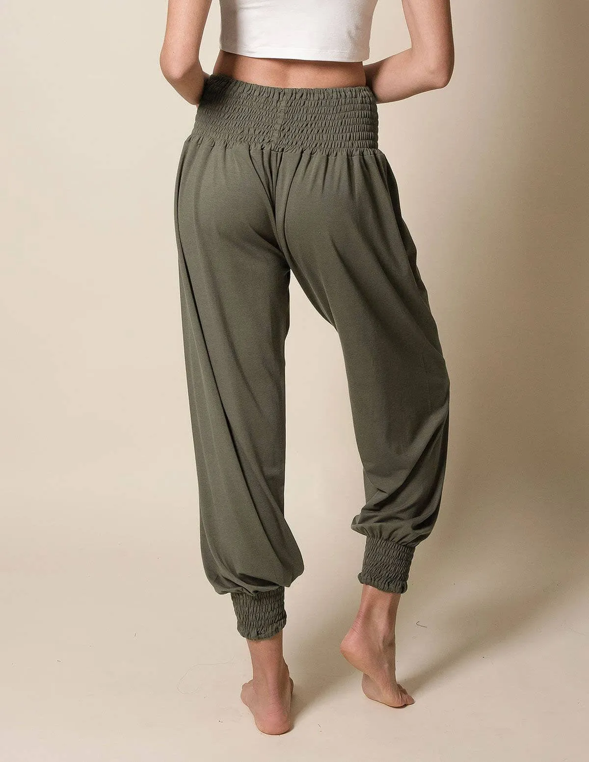 Bamboo / Organic Cotton Taj Pants - Olive