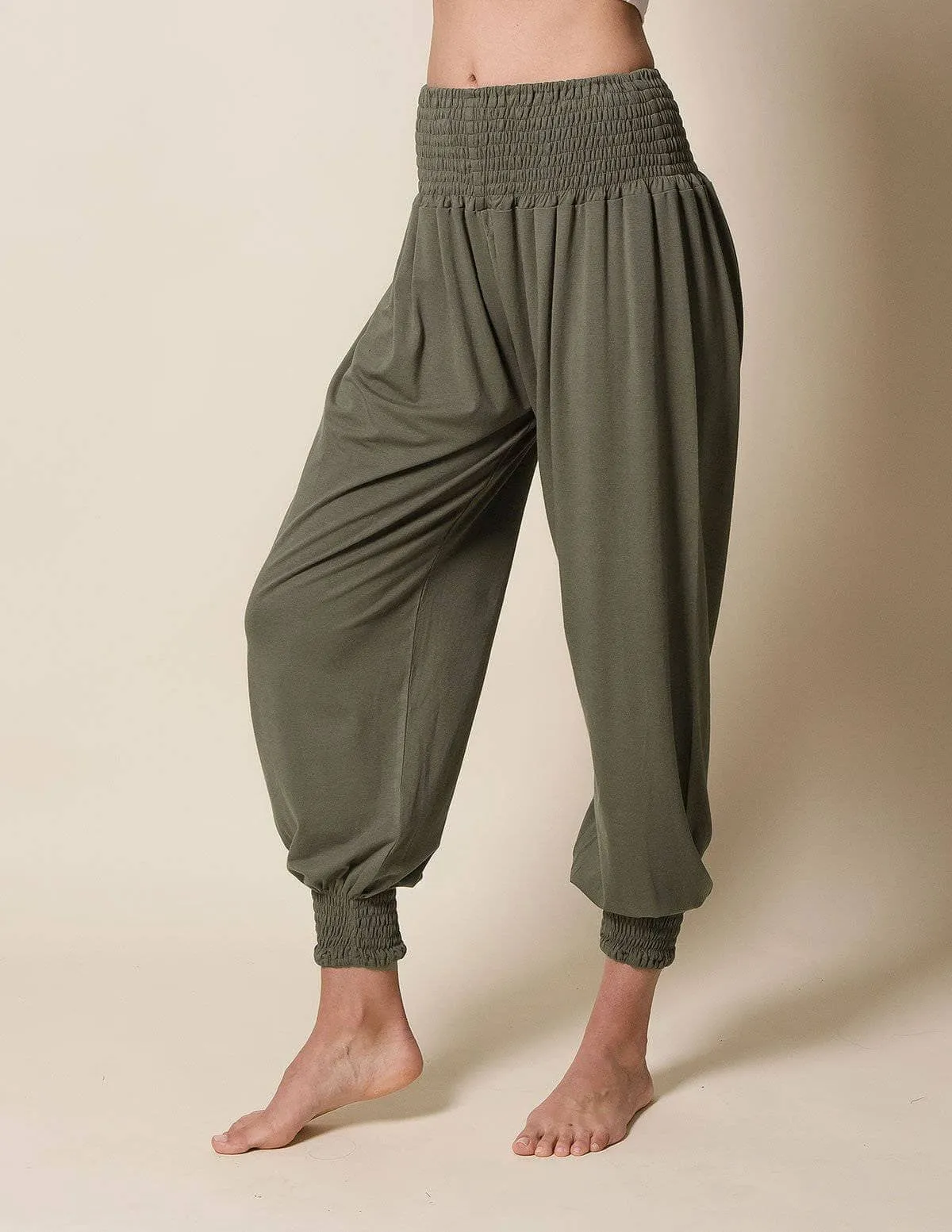 Bamboo / Organic Cotton Taj Pants - Olive