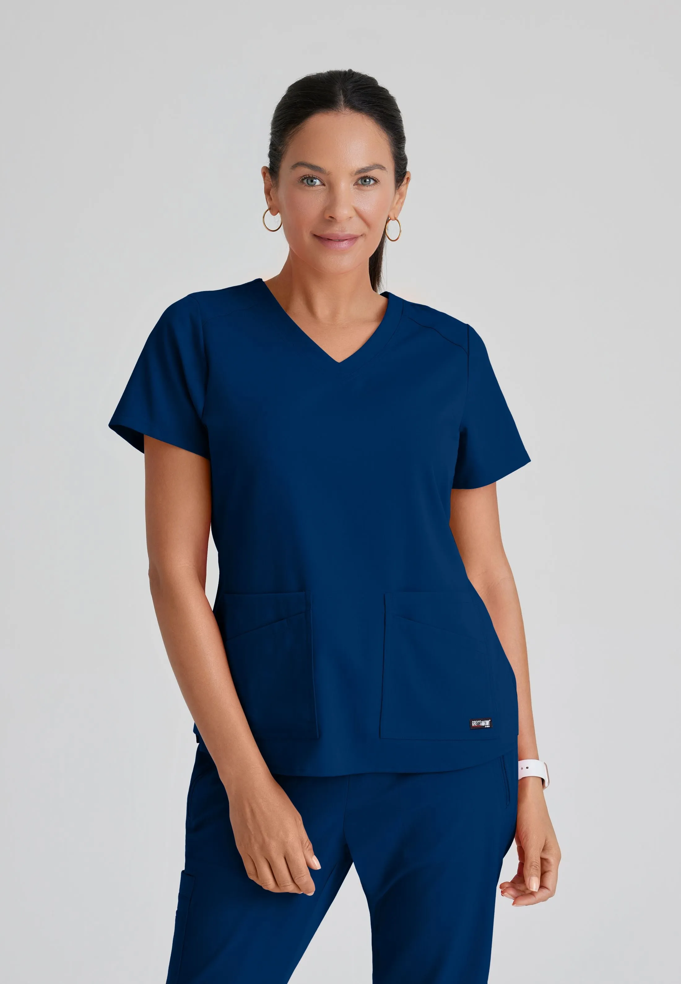 Barco Grey's Anatomy  SpandexStretch GRST011 Emma V-Neck Top