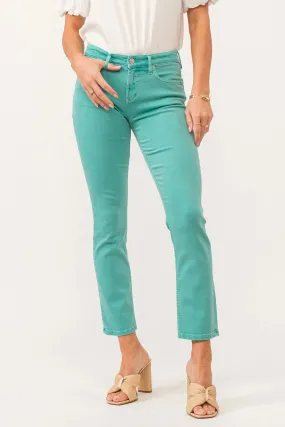 Blaire Mid Rise Slim Straight Jeans