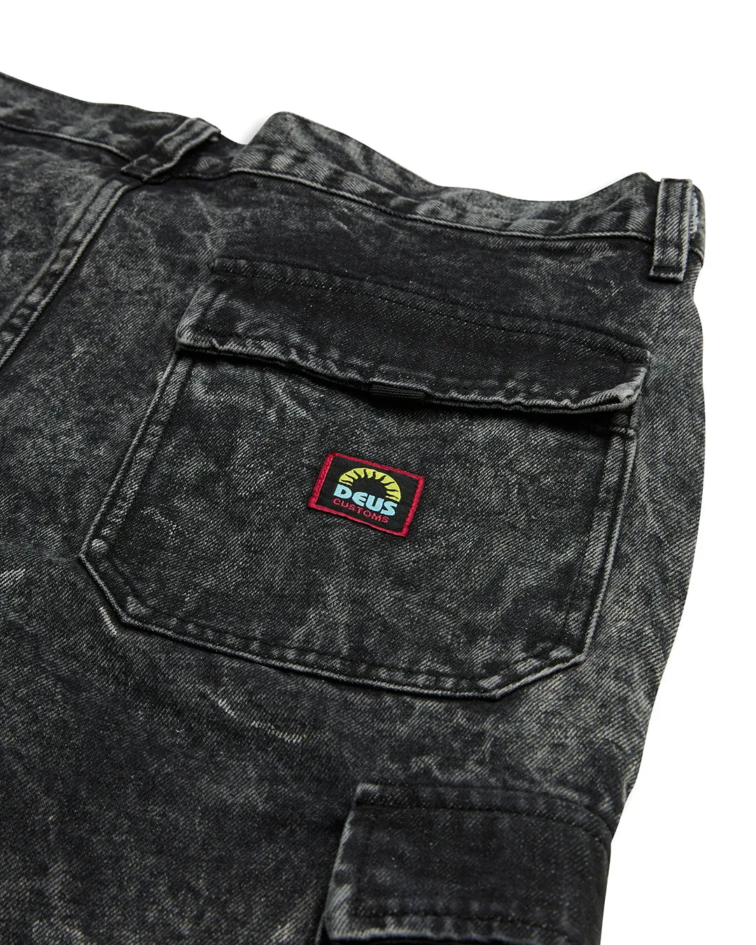 Burly Cargo Short - Mid Black