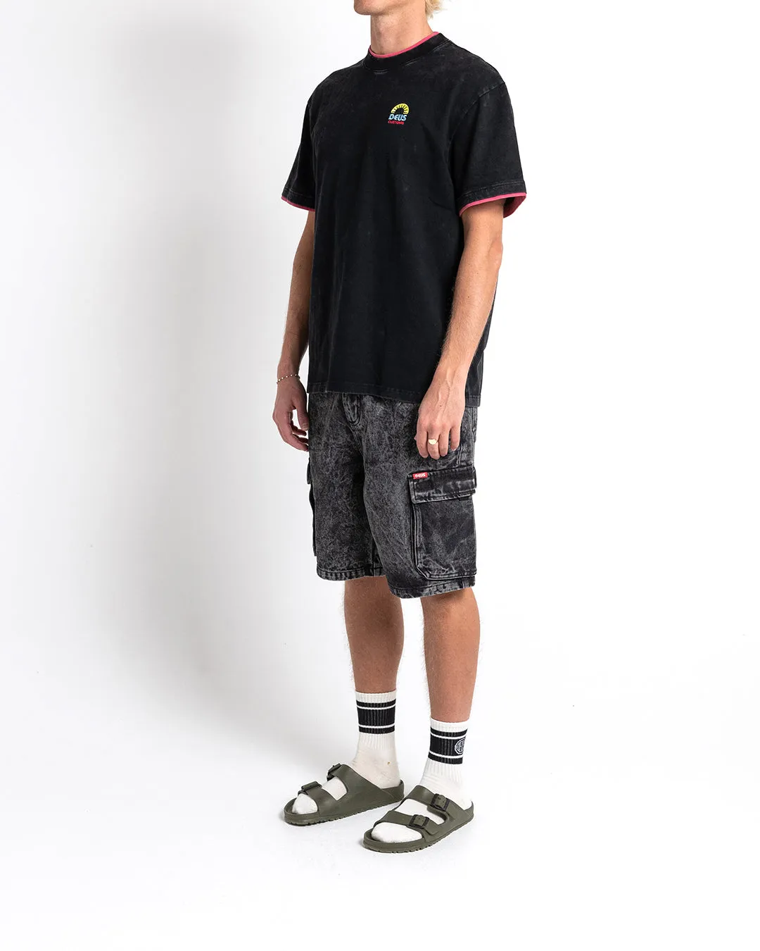 Burly Cargo Short - Mid Black