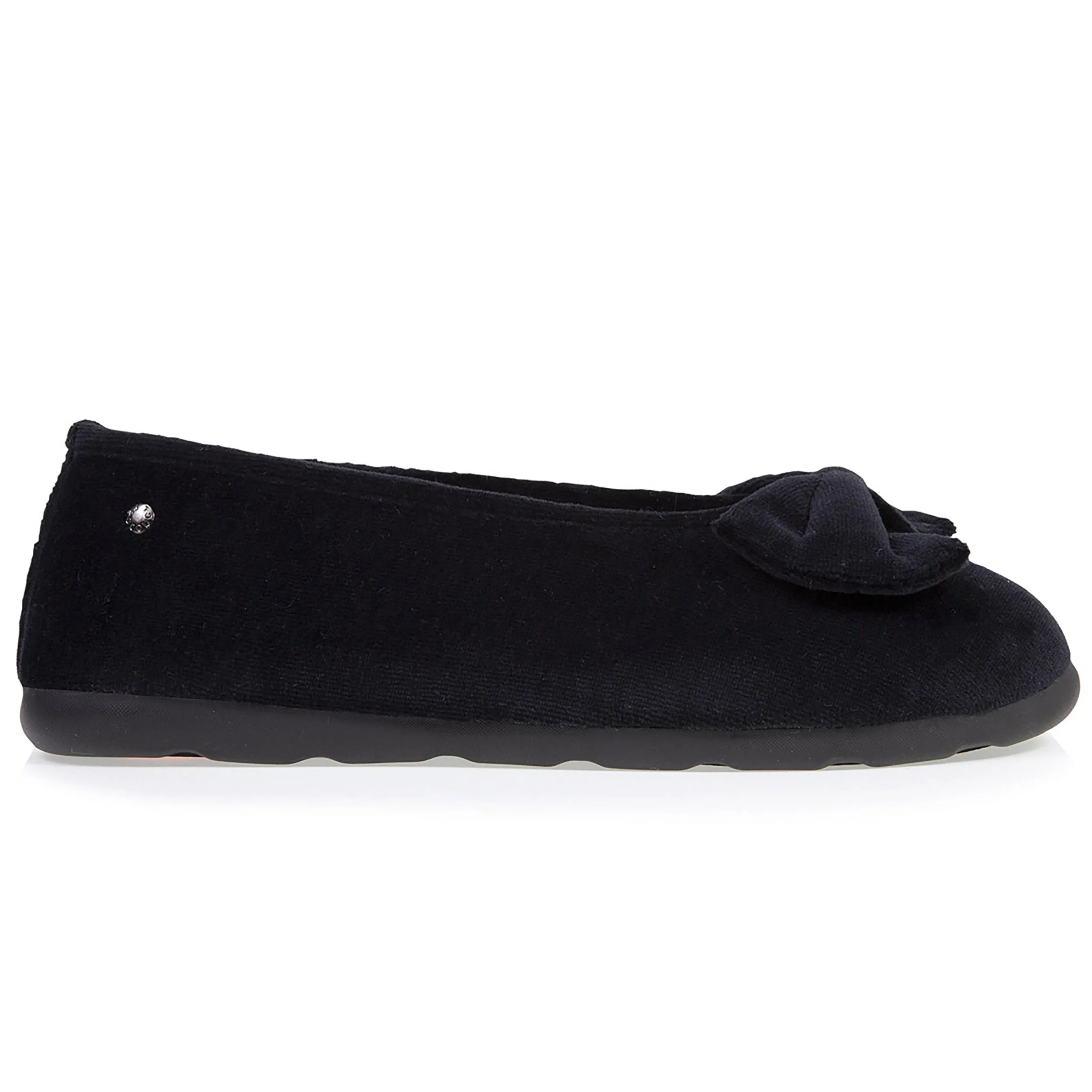 Chaussons ballerines Femme Nud Noir