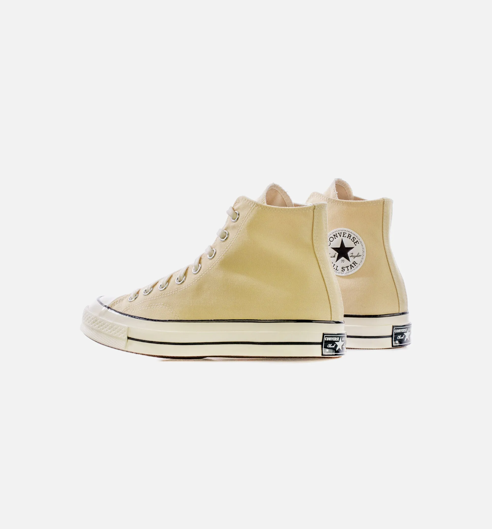 Chuck 70 No Waste Canvas High Top Lemon Drop Mens Lifestyle Shoe - Lemon/White