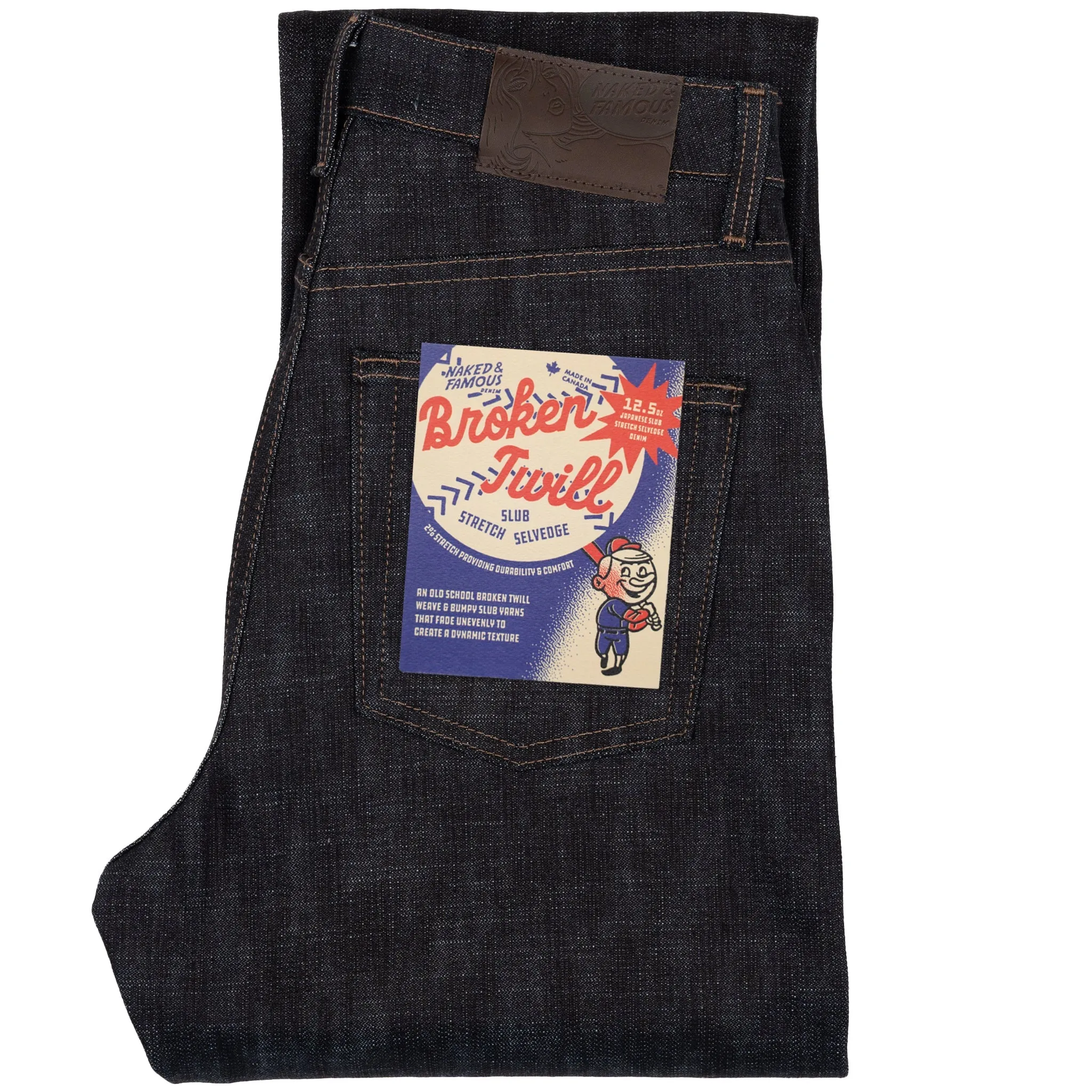 Classic - Broken Twill Slub Stretch Selvedge