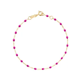 Classic Gigi Candy bracelet, Yellow Gold, 7.5"