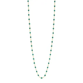 Classic Gigi Emerald sautoir, Yellow Gold, 34"