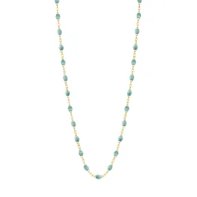 Classic Gigi Iceberg necklace, Yellow Gold, 17.7"