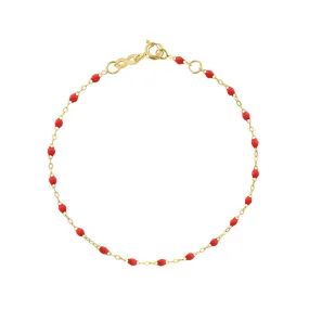 Classic Gigi Poppy bracelet, Yellow Gold, 7.5"