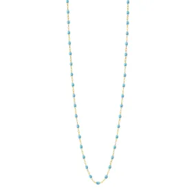 Classic Gigi Turquoise sautoir, Yellow Gold, 23.6"