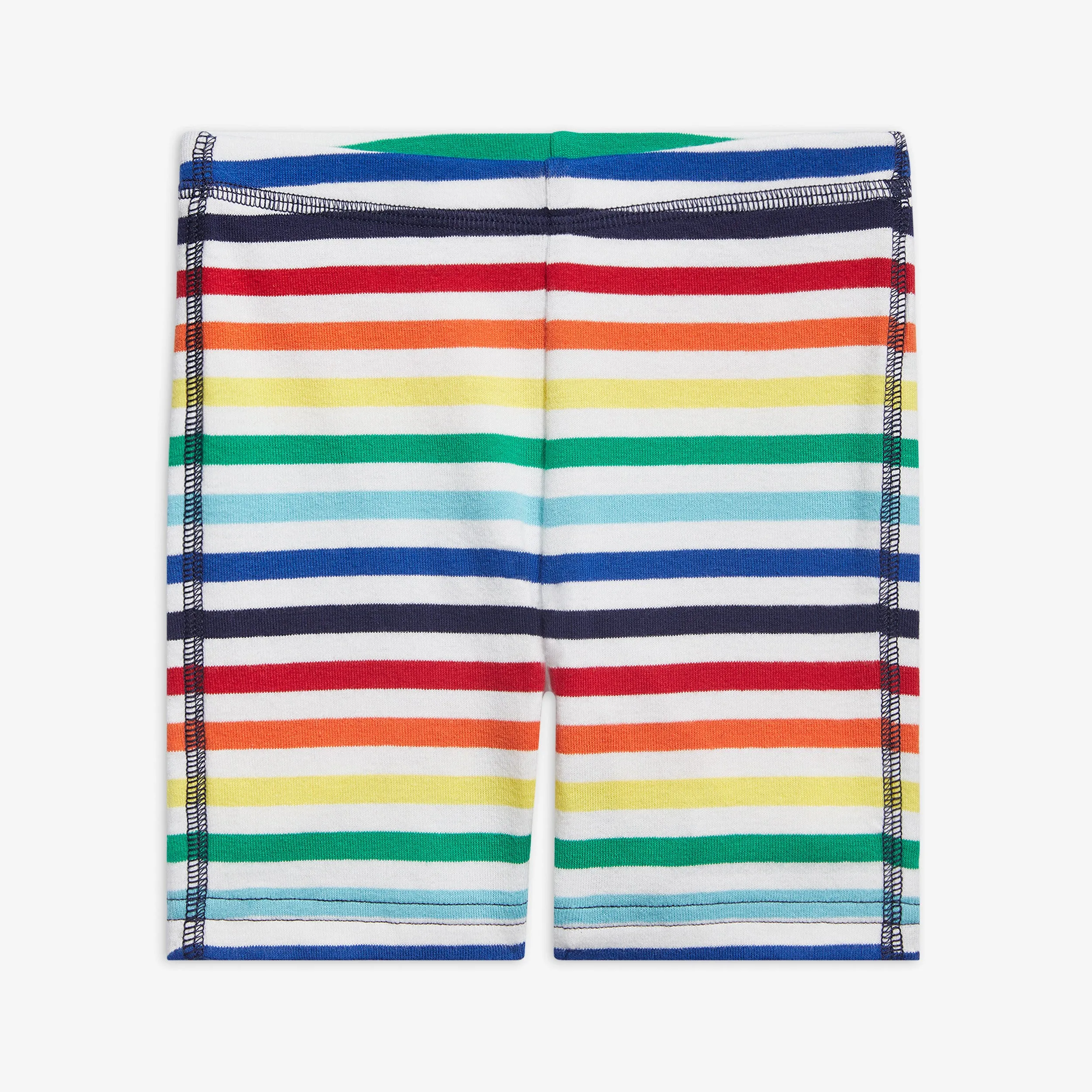 Clearance kids pj short in rainbow stripe