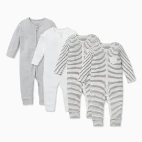 Clever Zip Romper 4 Pack