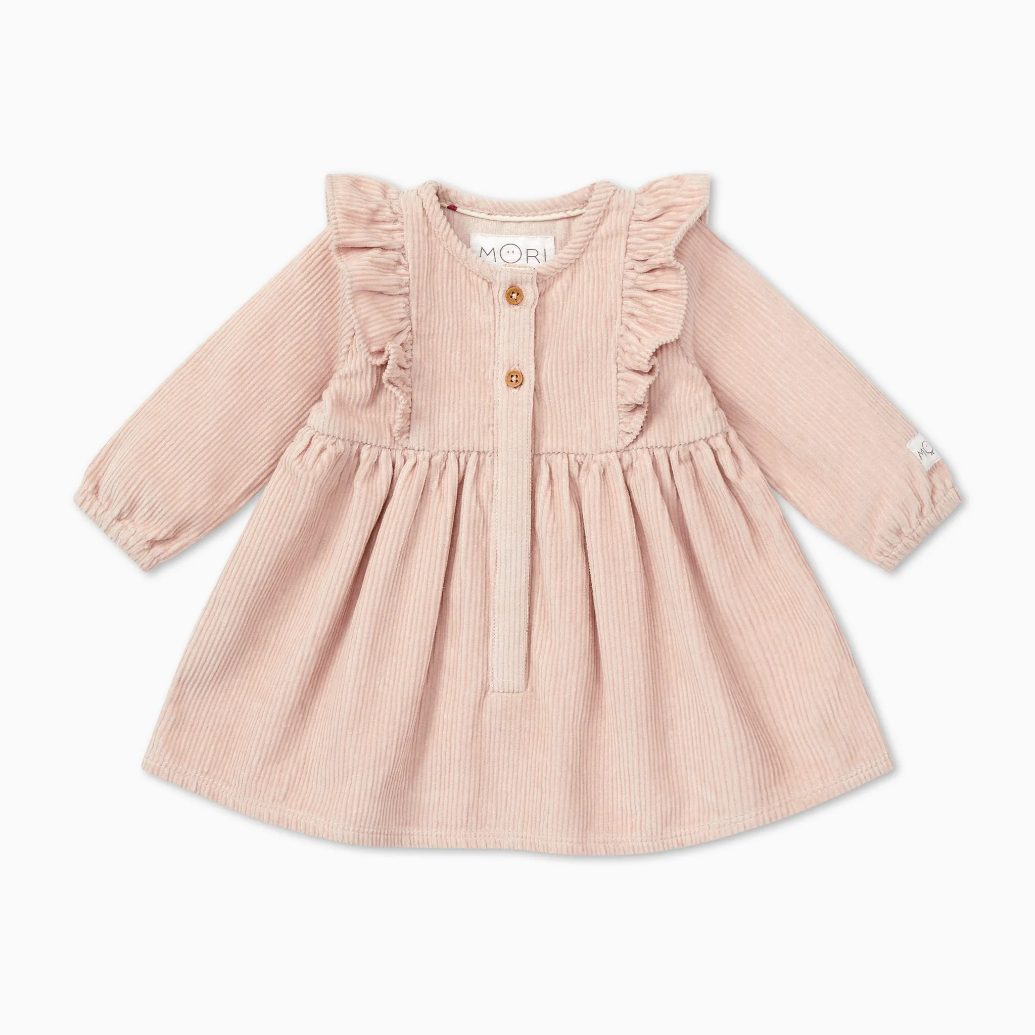 Corduroy Frilled Dress