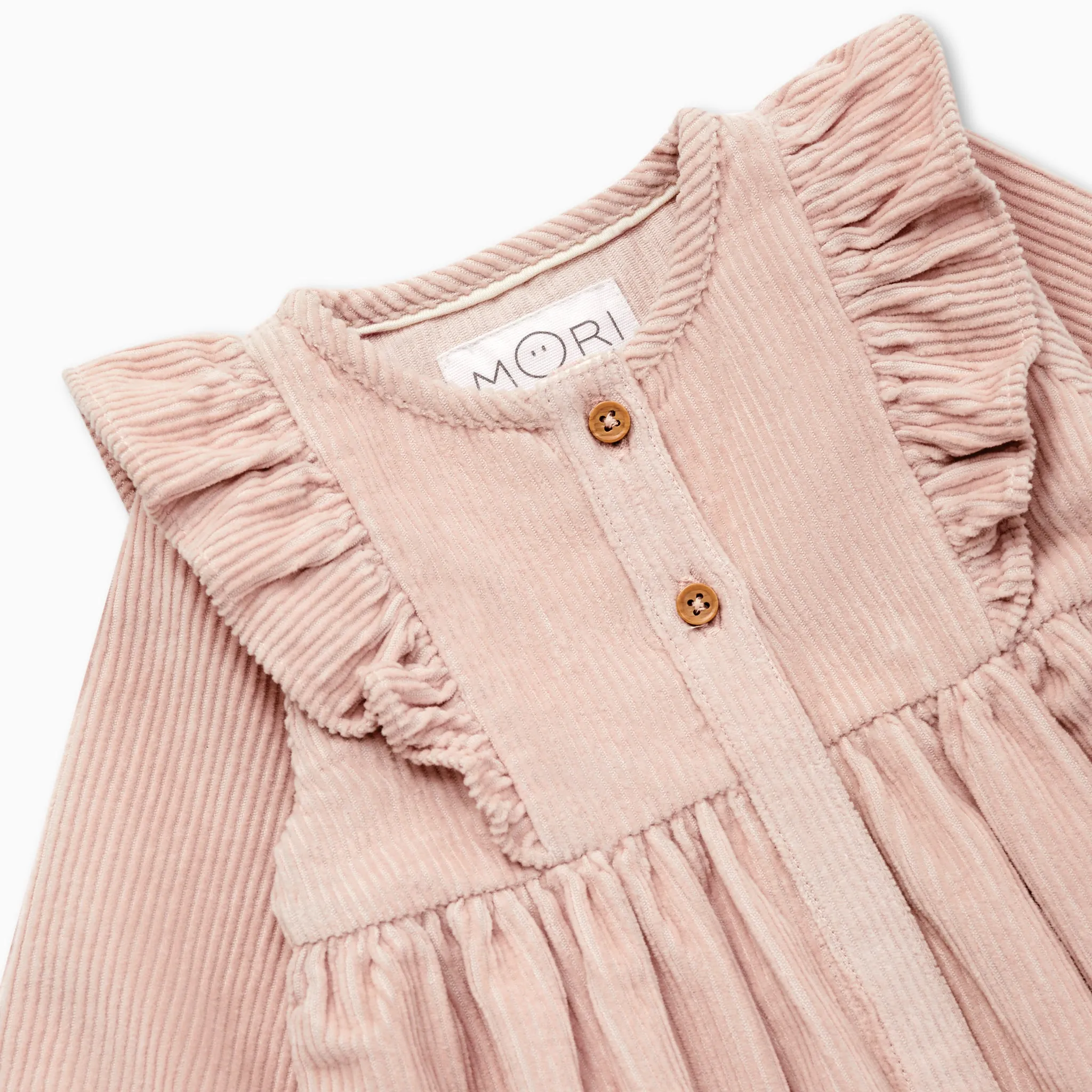 Corduroy Frilled Dress