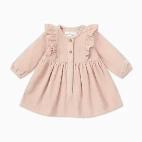 Corduroy Frilled Dress