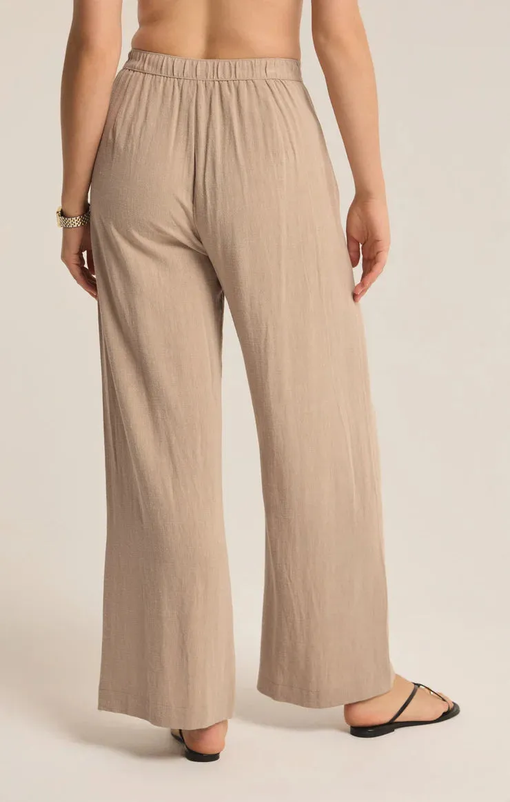 Cortez Cropped Linen Pant