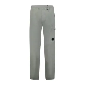 CP COMPANY Lens Stretch Sateen Cargo Pants Grey