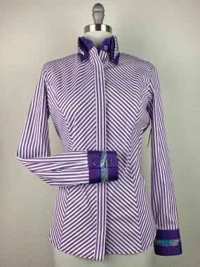 CR Statement Purple Pinstripe