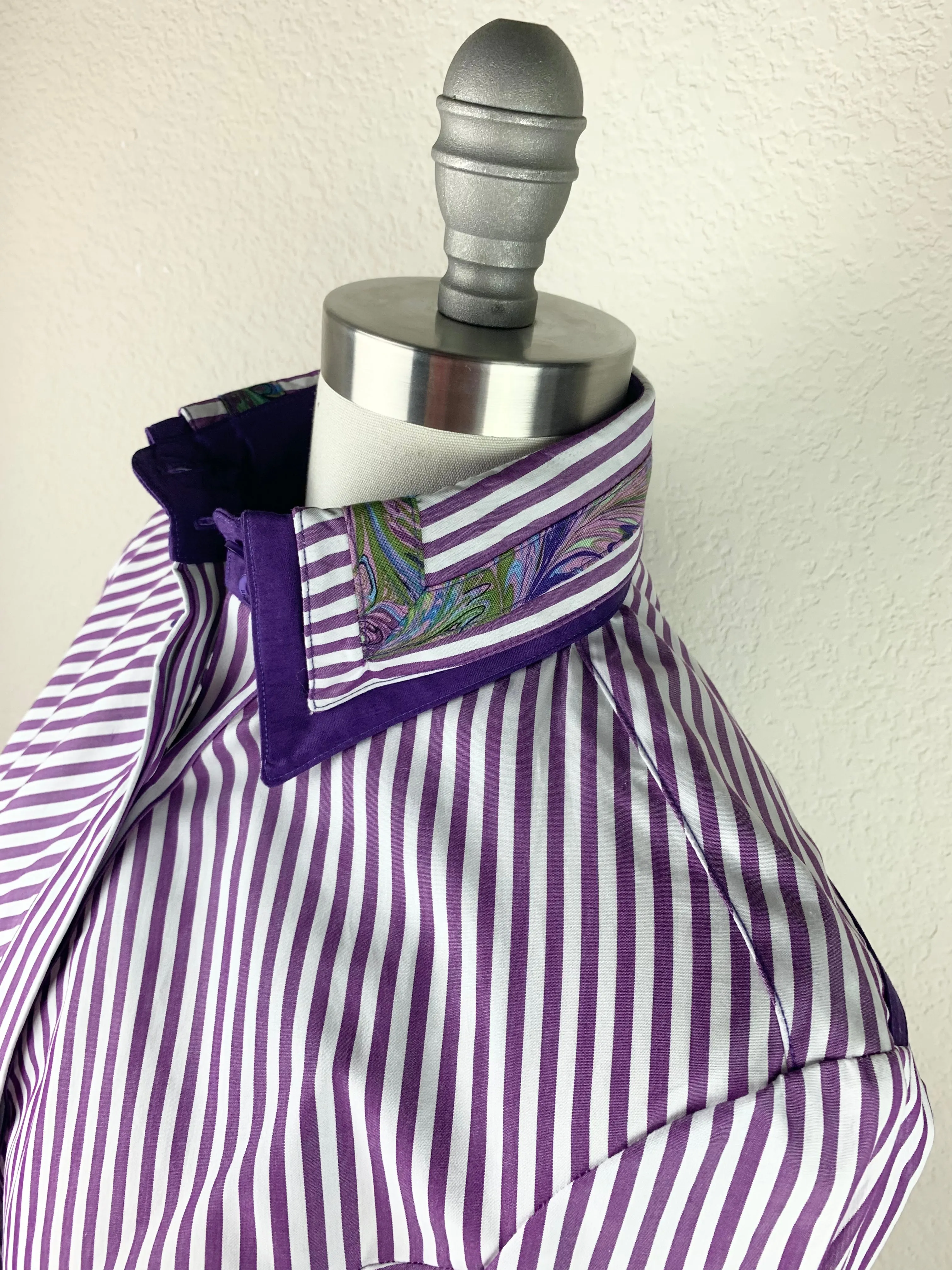 CR Statement Purple Pinstripe