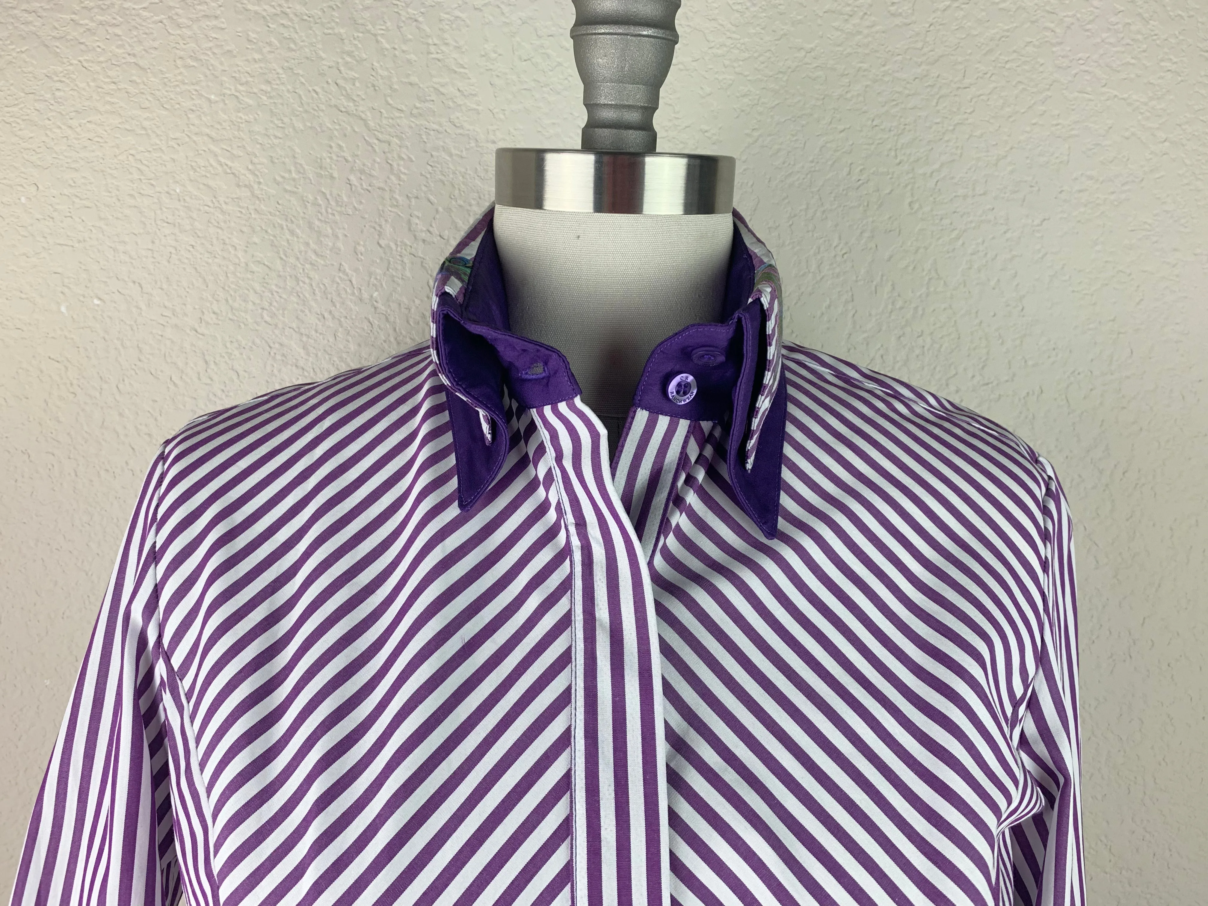 CR Statement Purple Pinstripe