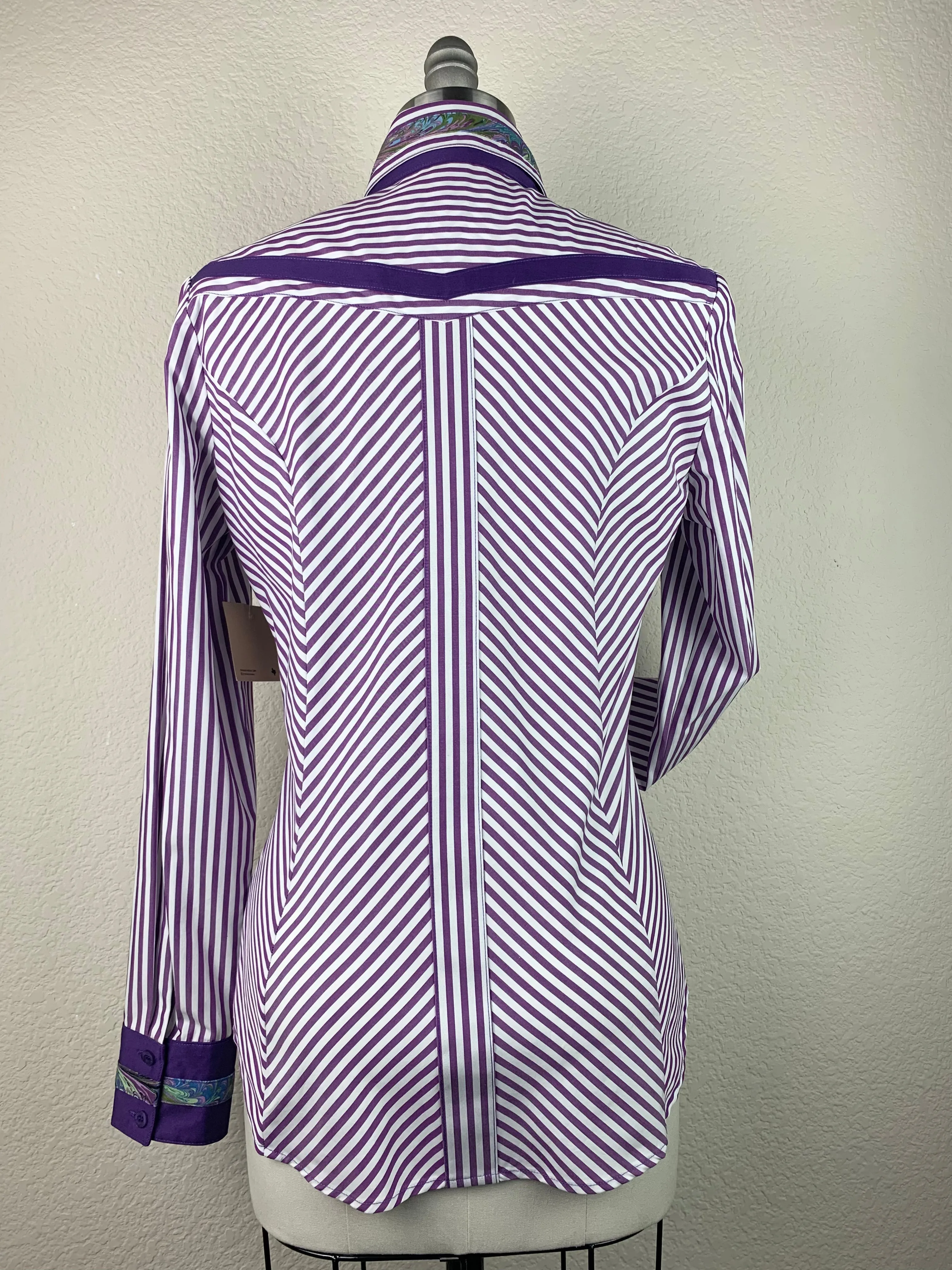 CR Statement Purple Pinstripe