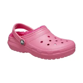 Crocs Kids' Fuzz-Lined Clog - Hyper Pink