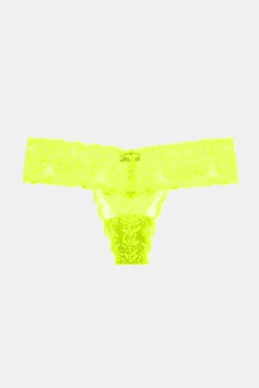 Cutie Thong in Neon Yellow