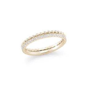 Dana Rebecca Designs - Poppy Rae - Diamond Band Ring, Yellow Gold