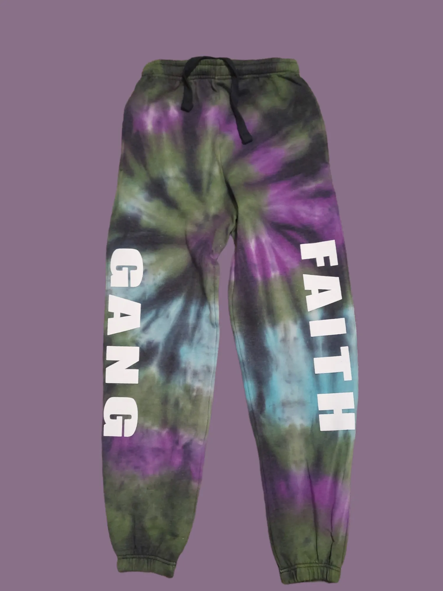 Faith Gang Over Everything TX Edition Tie Dye Premium Hoodie   Jogger Set