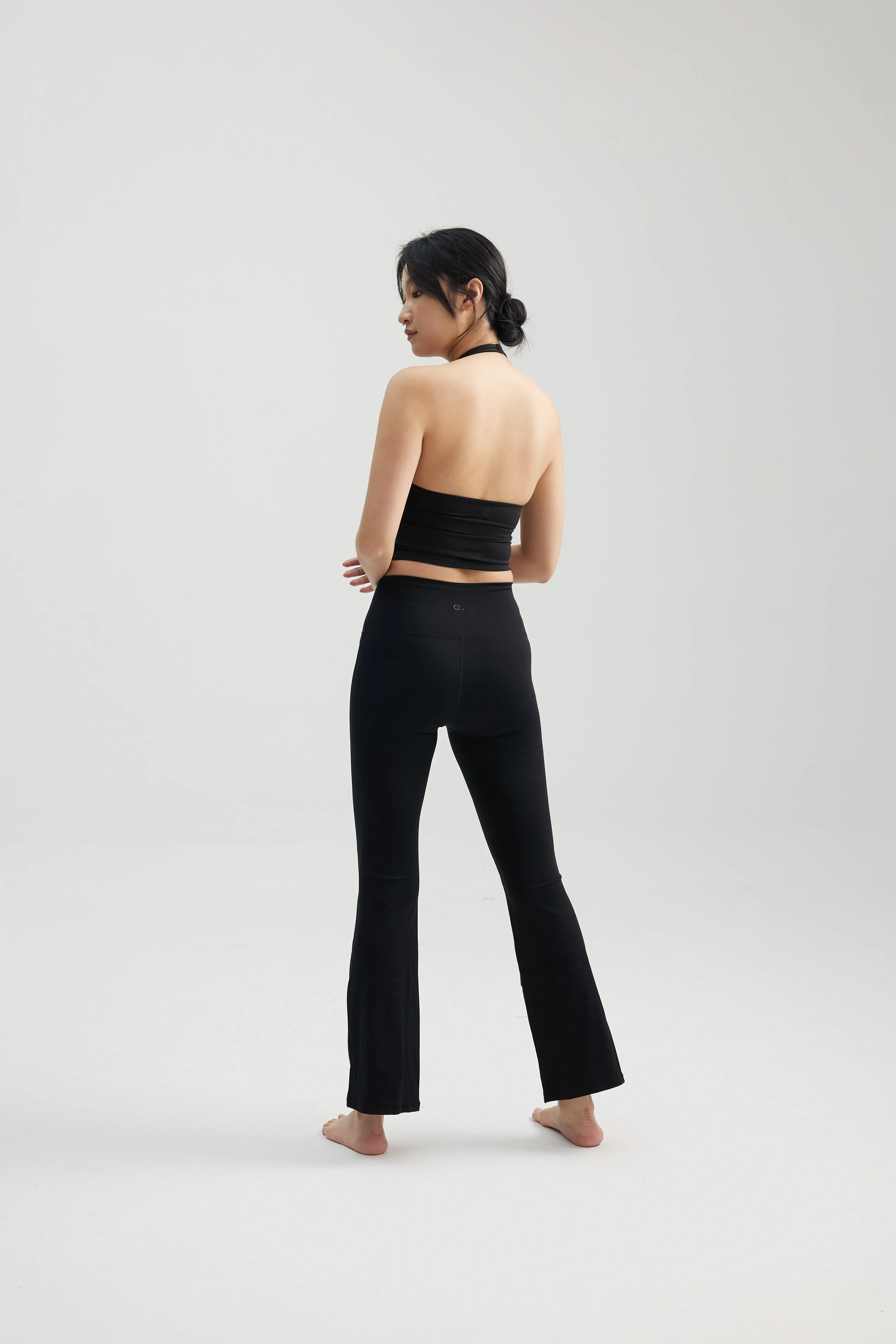 Flare Pants in Black Sesame