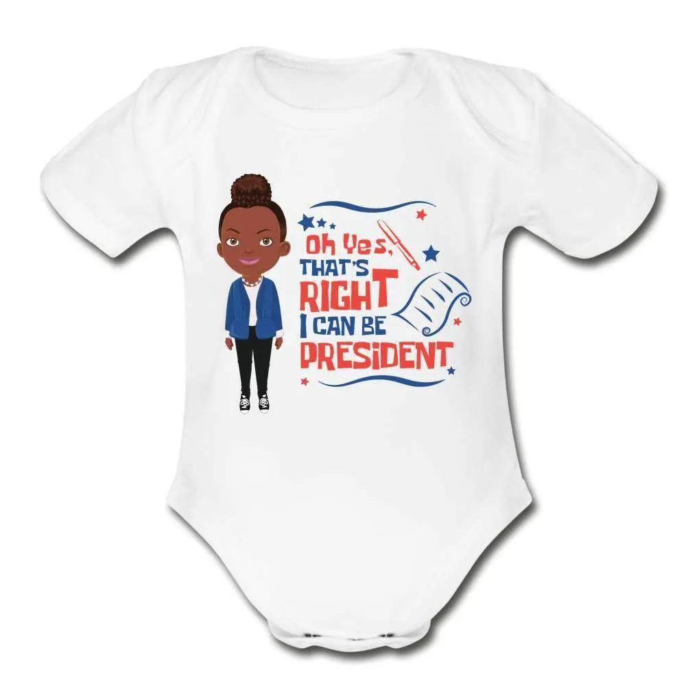 Future girl president Organic Onesie