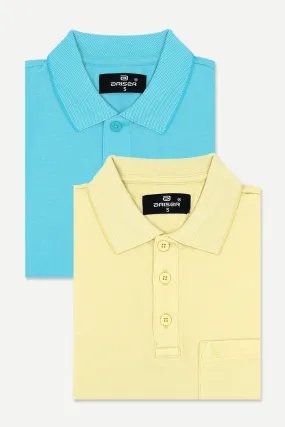 Golf Polo - Collar T-Shirts Pack Of 2 Combo For Men | Ariser